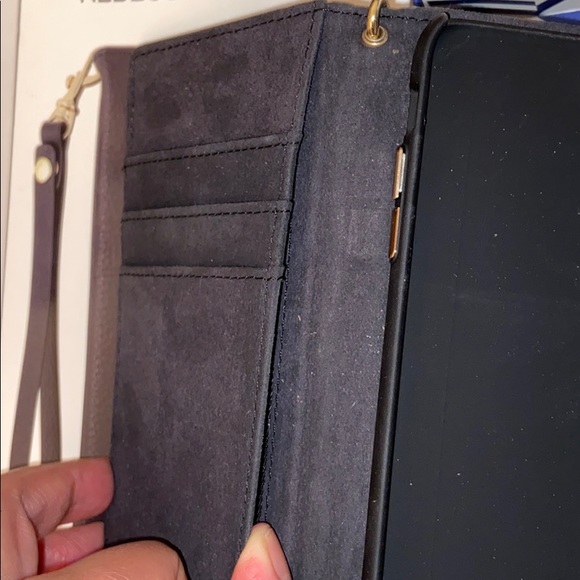 Rebecca Minkoff Black Leather MAB iphone Wristlet - Picture 8 of 13